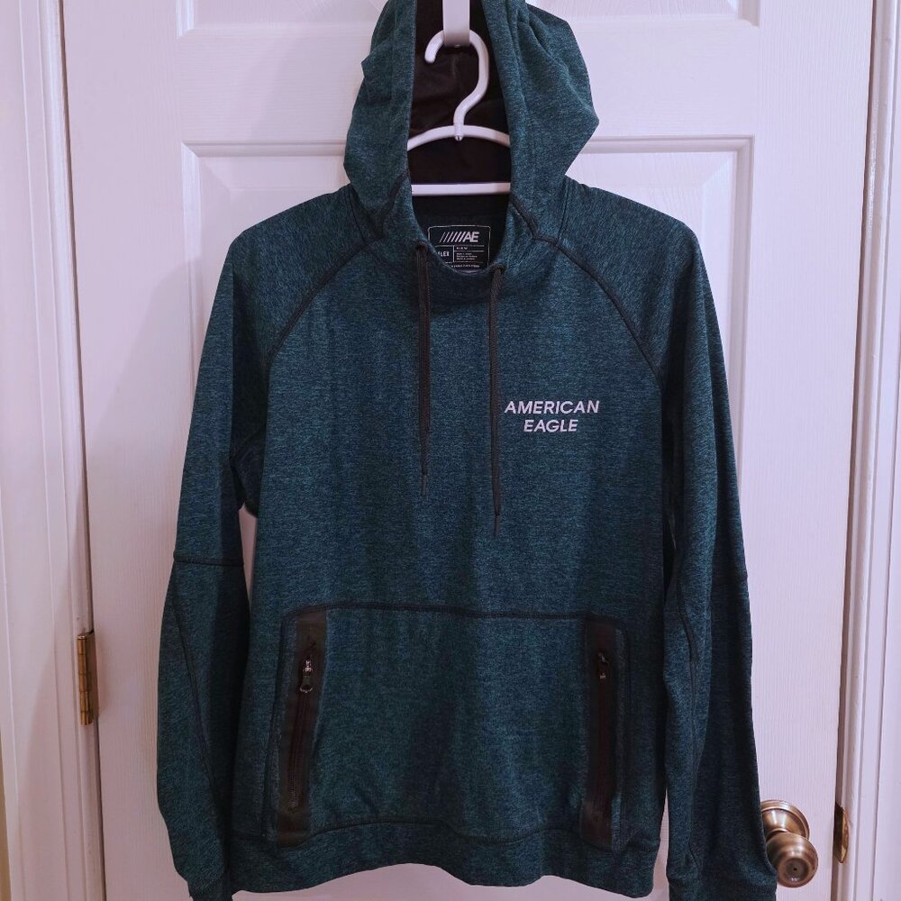 American Eagle Flex Men’s Medium Pullover Hoodie … - image 1